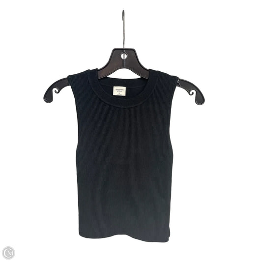 Top Sleeveless By Abercrombie And Fitch In Black, Size: Xs