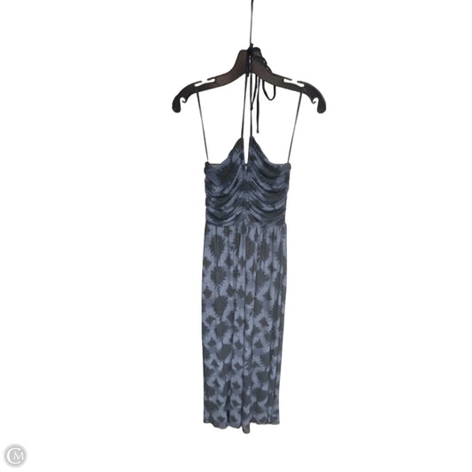Dress Casual Maxi By Evereve In Black & Blue, Size: Xs