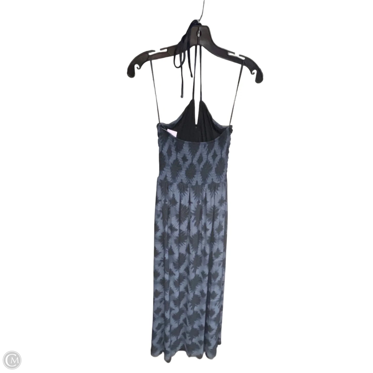 Dress Casual Maxi By Evereve In Black & Blue, Size: Xs