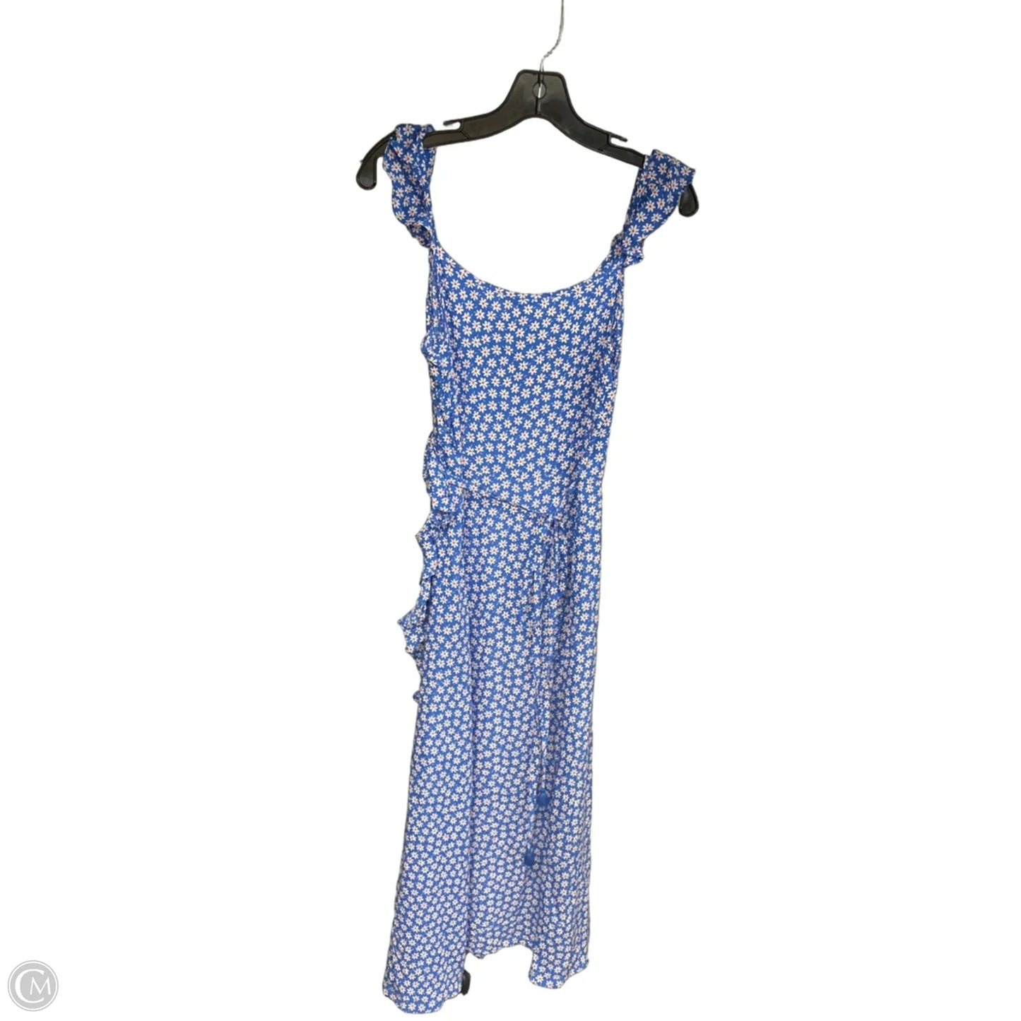 Dress Casual Maxi By Madewell In Blue & White, Size: 2