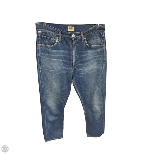 Jeans Straight By Citizens Of Humanity In Blue Denim, Size: 26