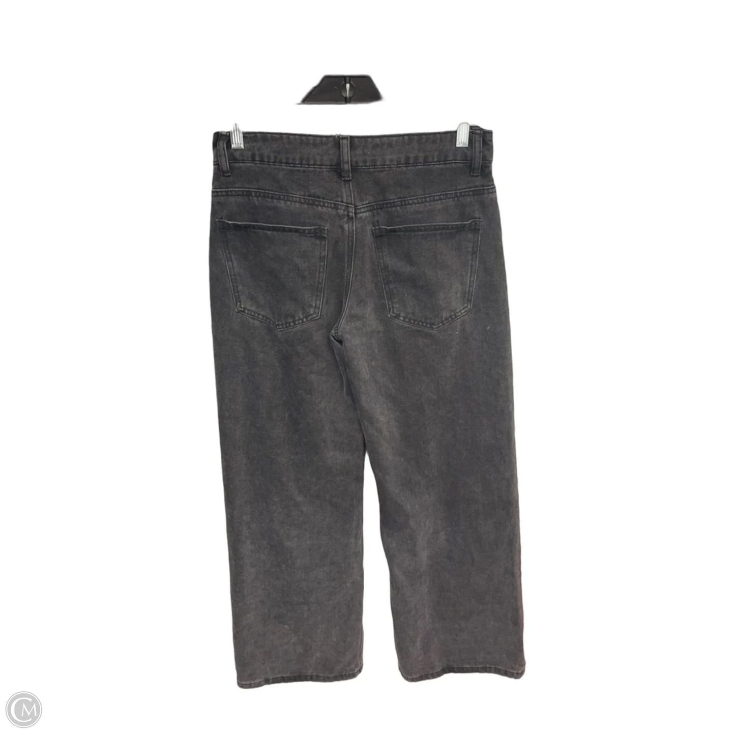 Jeans Straight By Edikted In Black Denim, Size: Xs