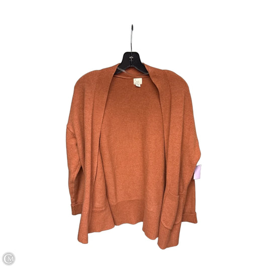 Cardigan By A New Day In Orange, Size: M