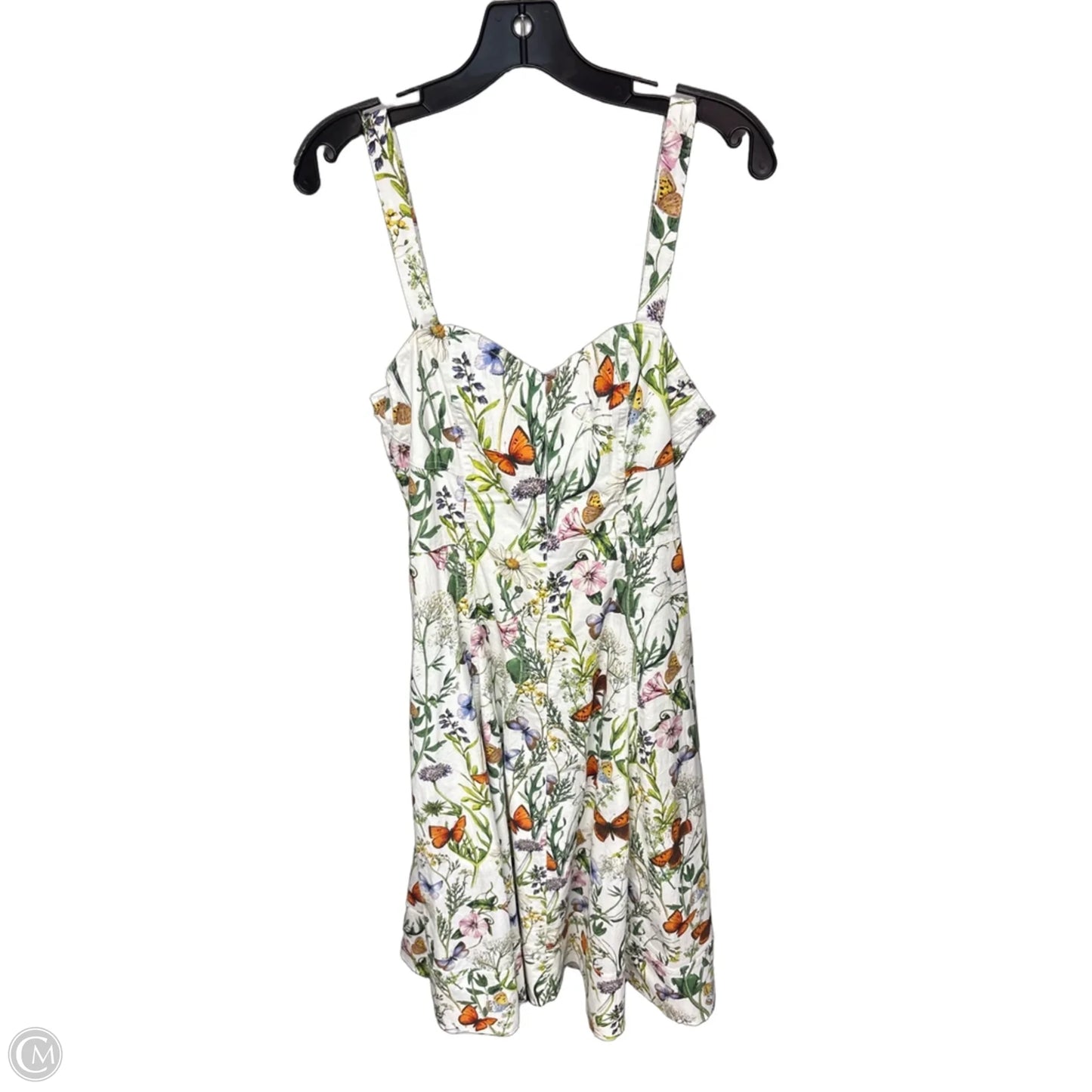 Dress Casual Maxi By Avec Les Filles In Green & White, Size: 10