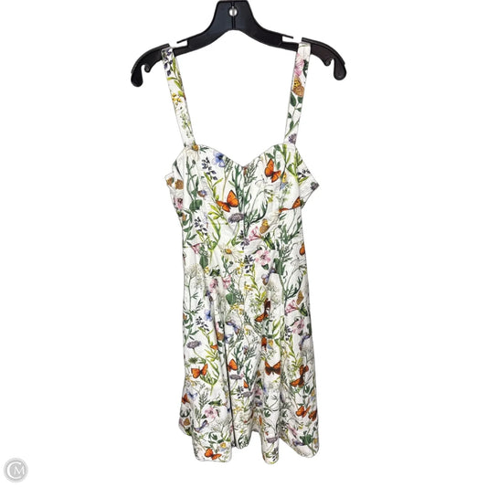 Dress Casual Maxi By Avec Les Filles In Green & White, Size: 10