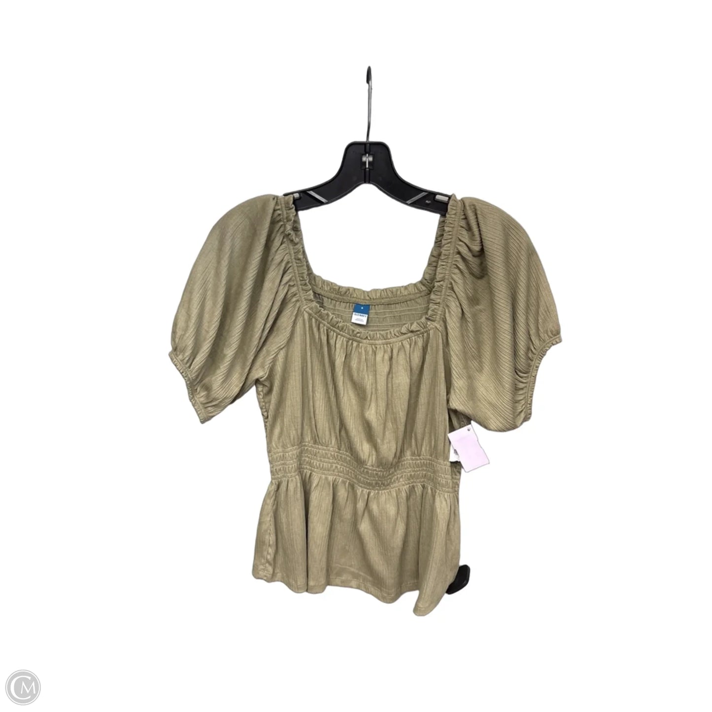 Top Short Sleeve By Old Navy In Green, Size: S