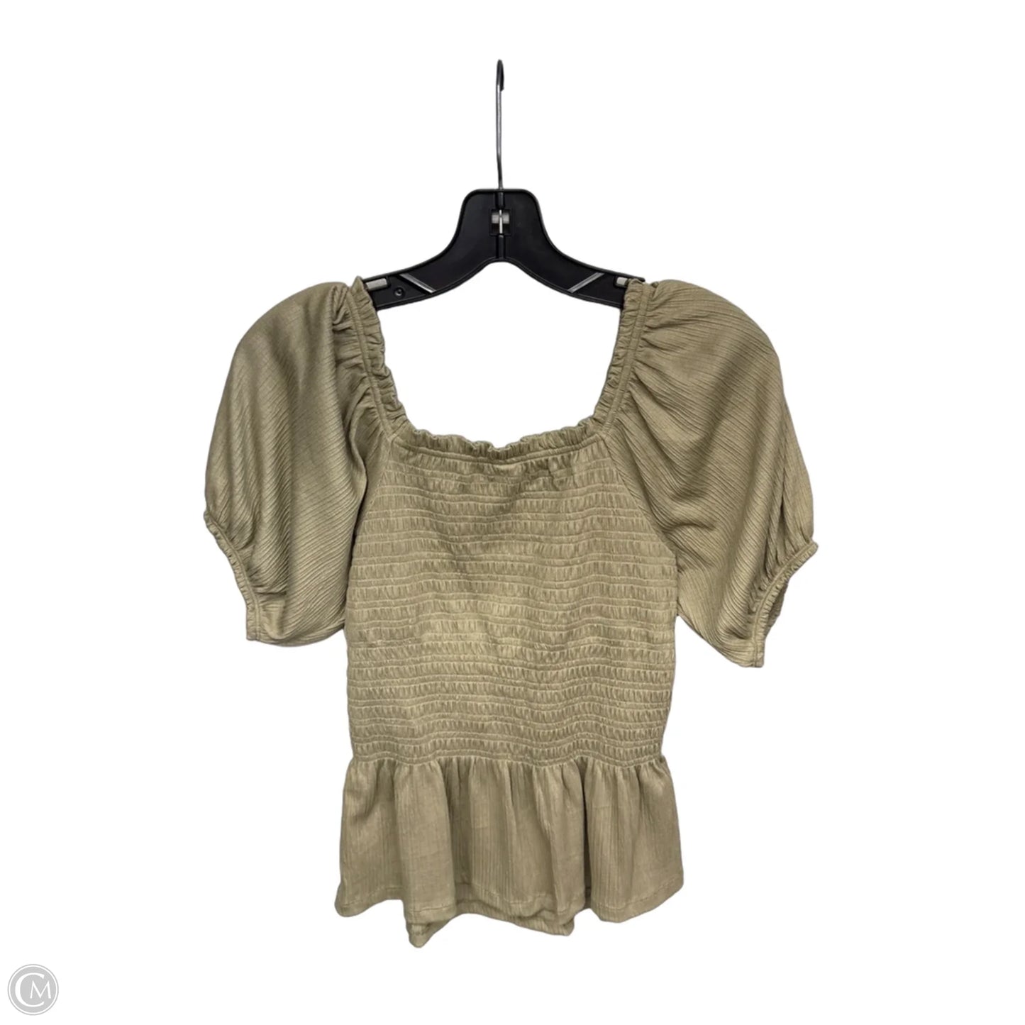 Top Short Sleeve By Old Navy In Green, Size: S