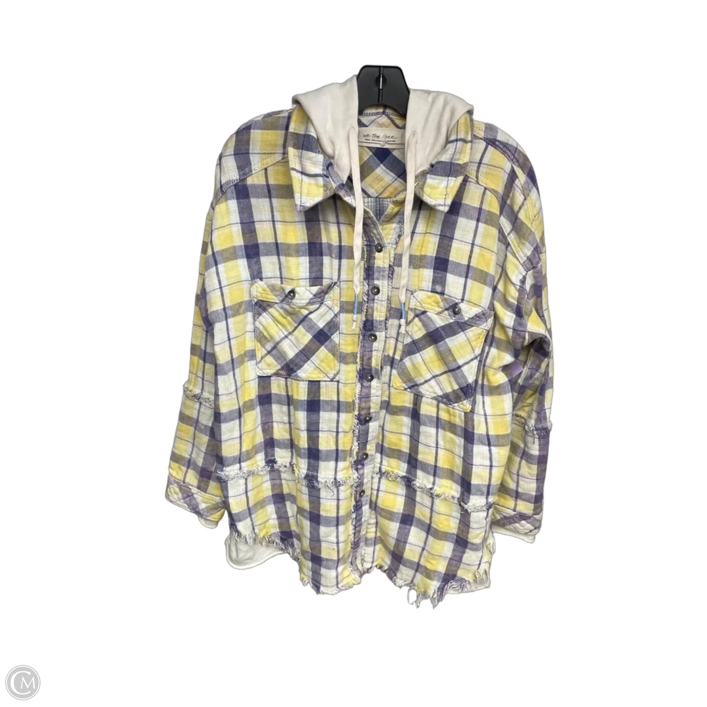 Jacket Utility By We The Free In Purple & Yellow, Size: S