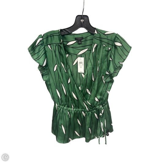 Top Short Sleeve By Ann Taylor In Green, Size: Xs