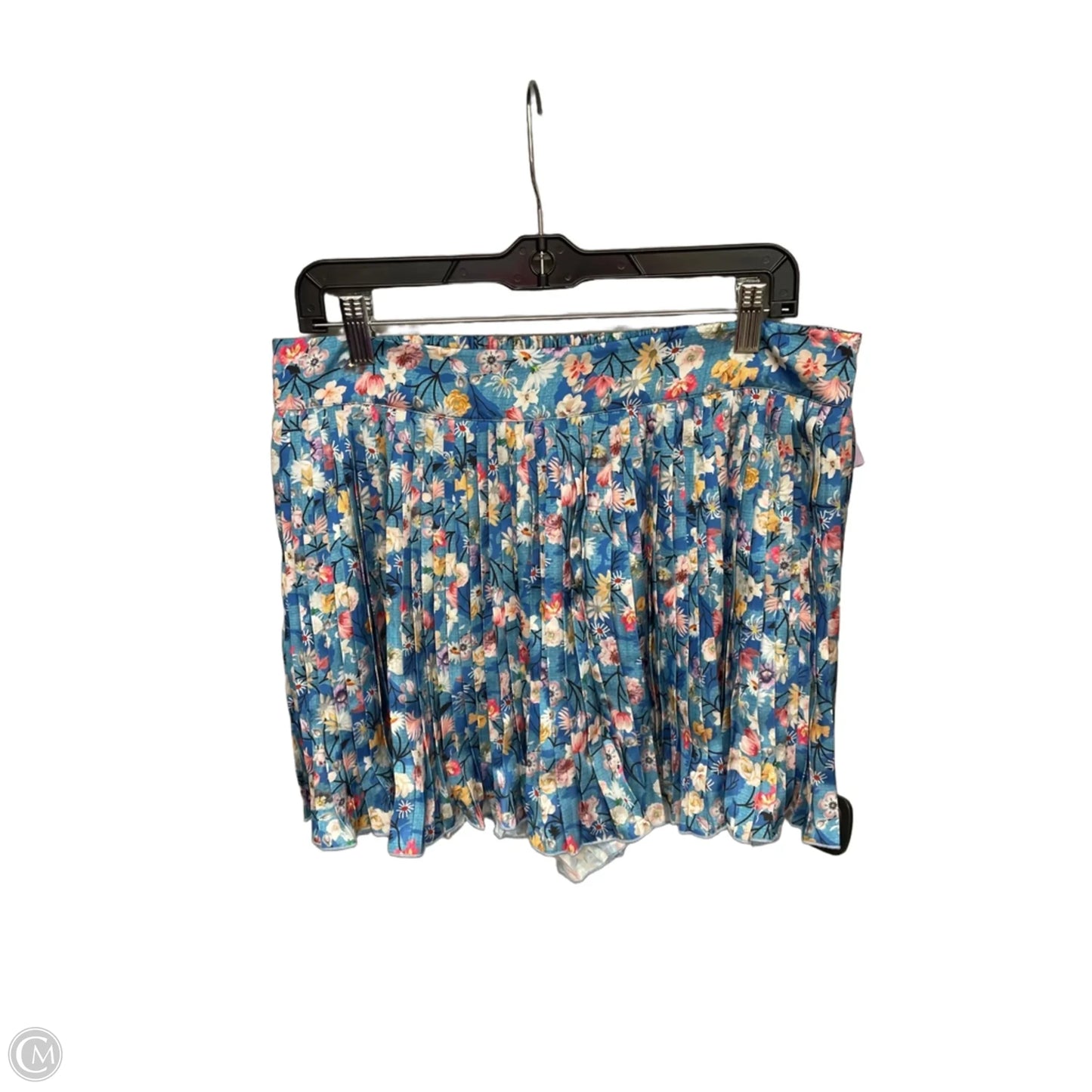 Skirt Midi By Anthropologie In Blue, Size: L