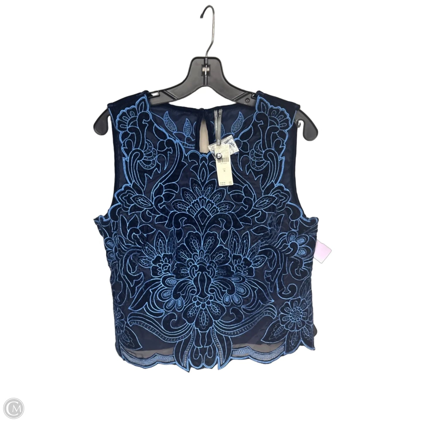 Top Sleeveless By Anthropologie In Blue, Size: M