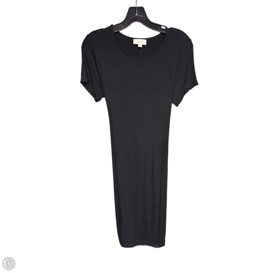 Dress Casual Midi By Loft In Black, Size: S
