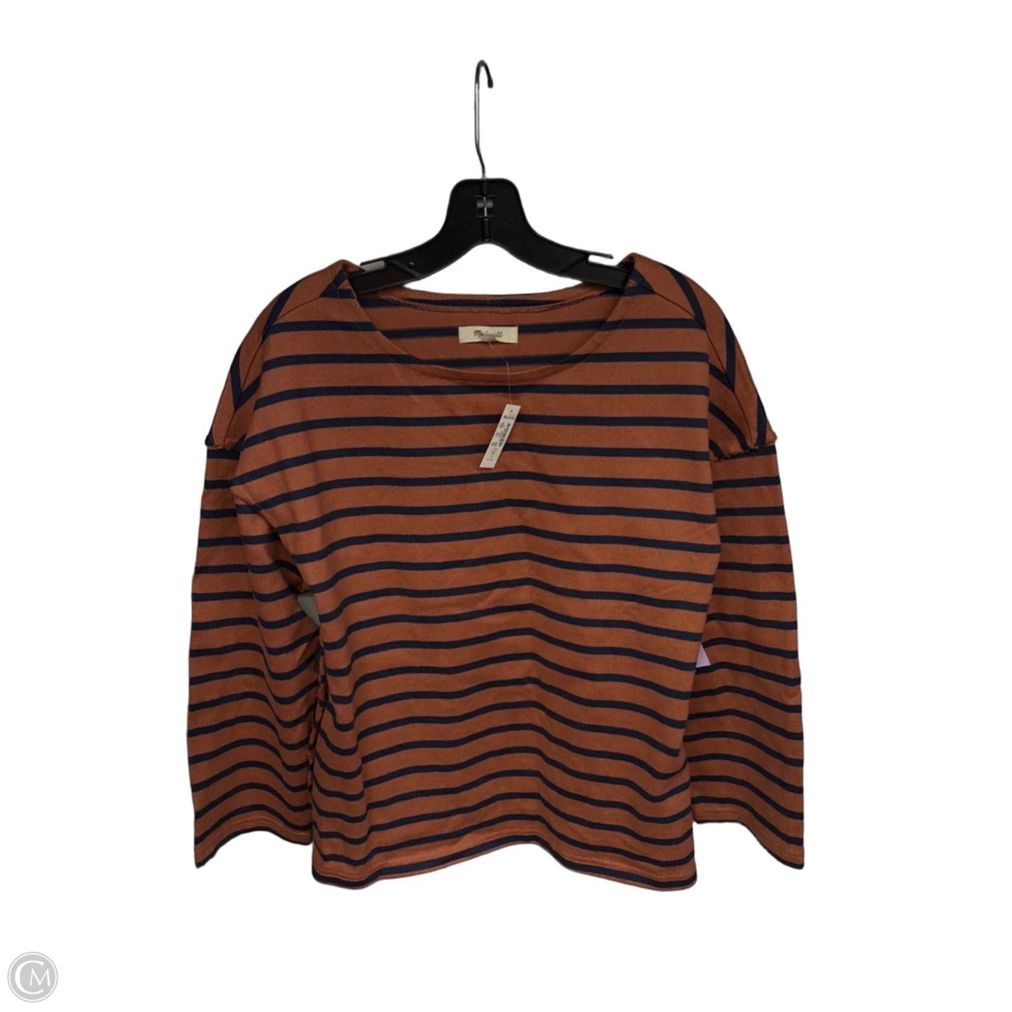 Top Long Sleeve By Madewell In Orange, Size: M
