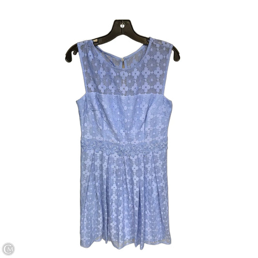 Dress Party Midi By London Times In Blue, Size: 10