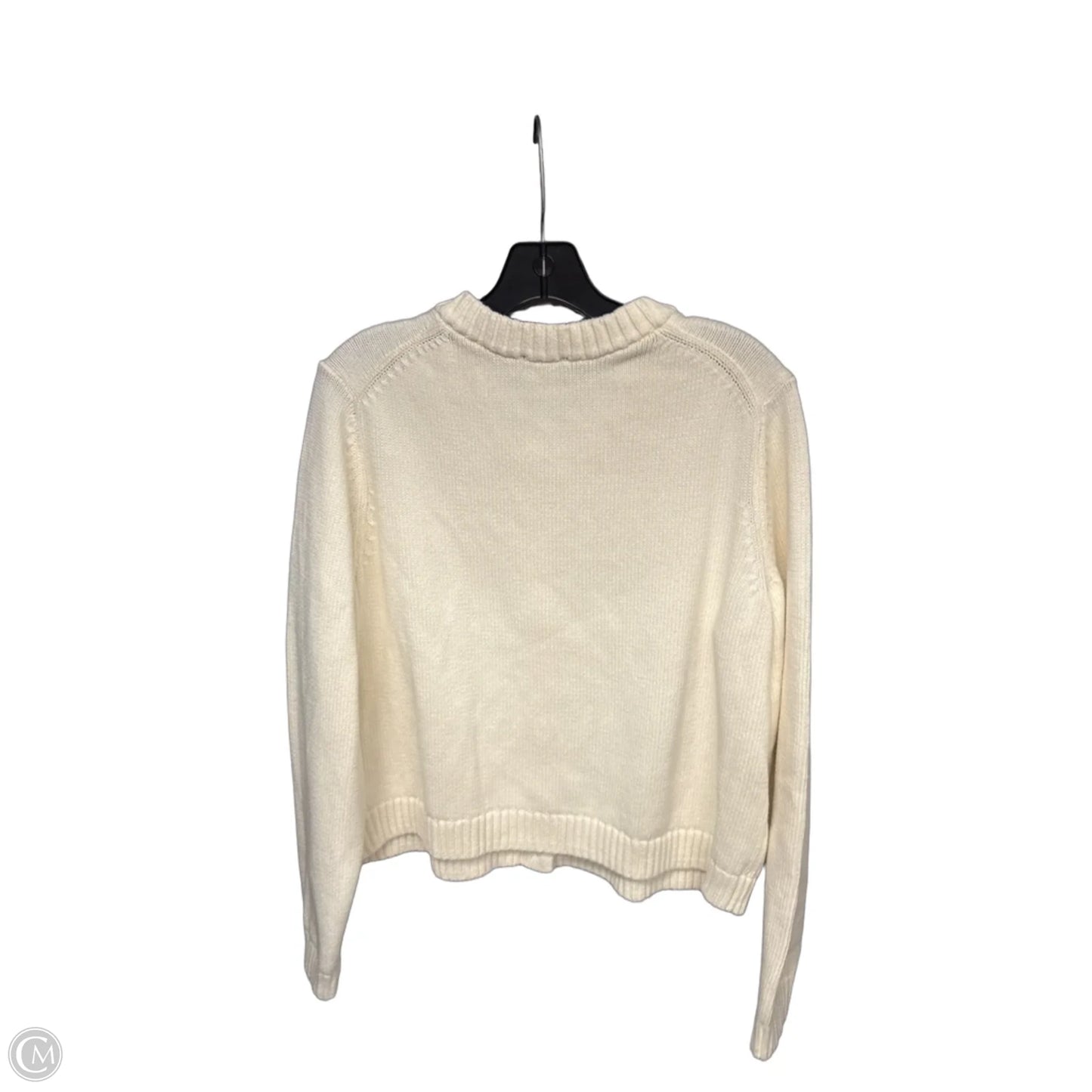 Cardigan By Gap In Cream, Size: Xl