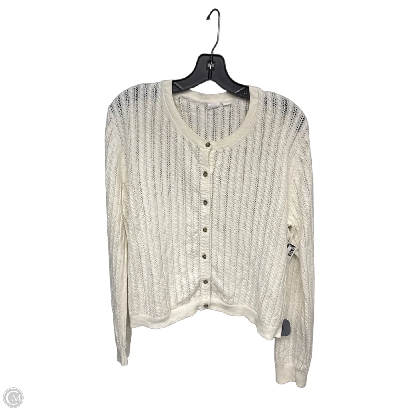 Cardigan By Gap In Cream, Size: Xl