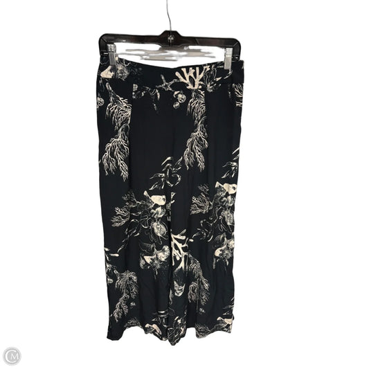 Pants Wide Leg By A New Day In Black & Cream, Size: M
