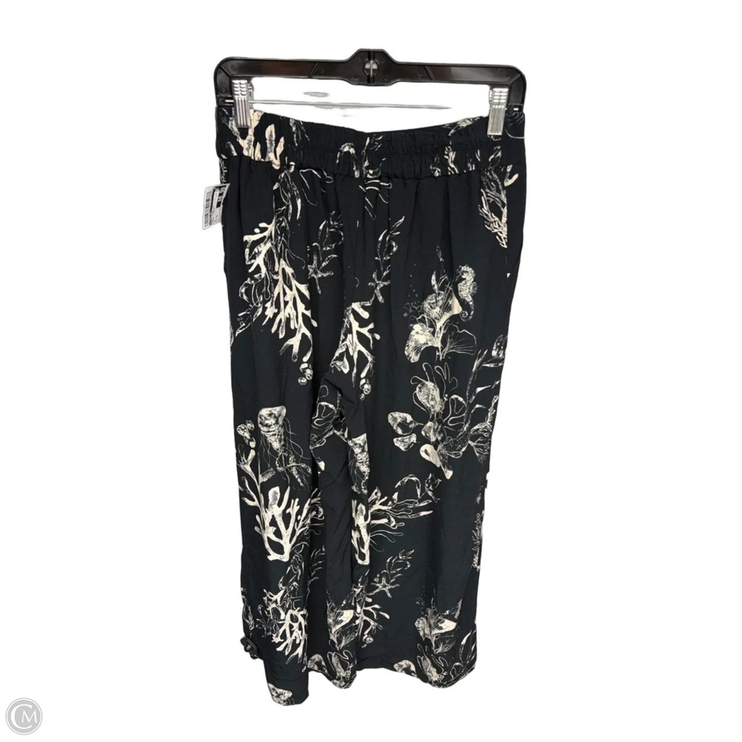 Pants Wide Leg By A New Day In Black & Cream, Size: M