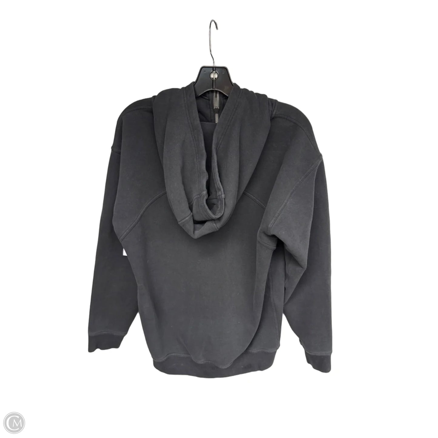 Athletic Sweatshirt Hoodie By Lululemon In Black, Size: 10