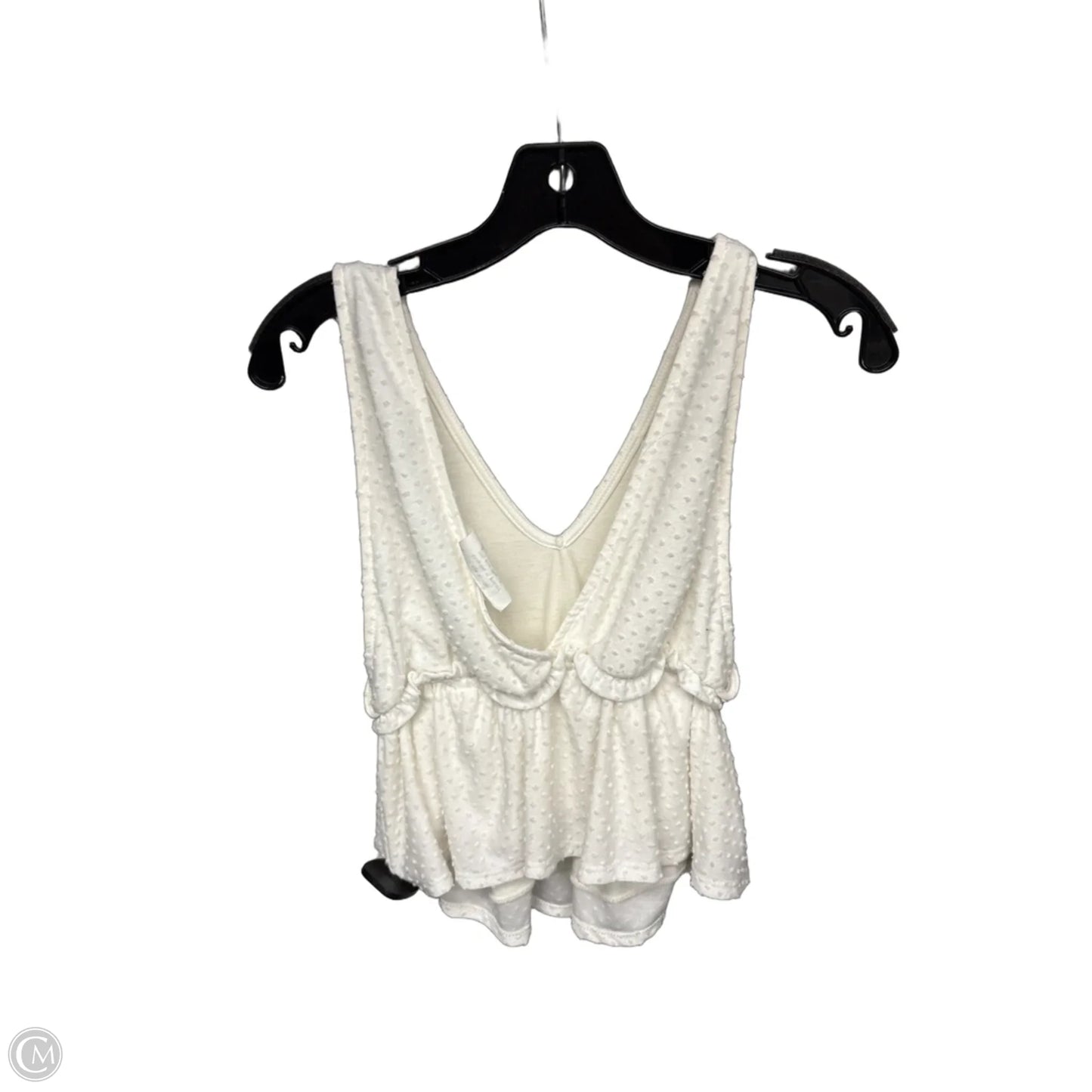 Top Sleeveless By Sadie & Sage In White, Size: M