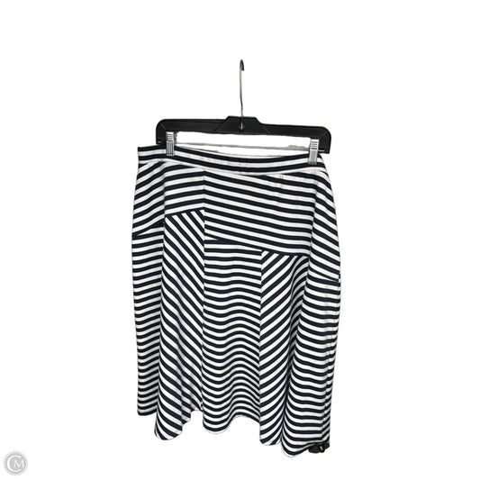 Skirt Maxi By Relativity In Blue & White, Size: Xl