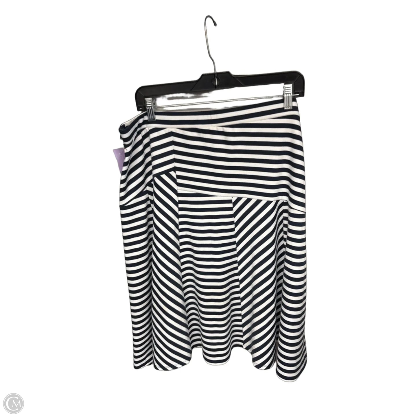 Skirt Maxi By Relativity In Blue & White, Size: Xl