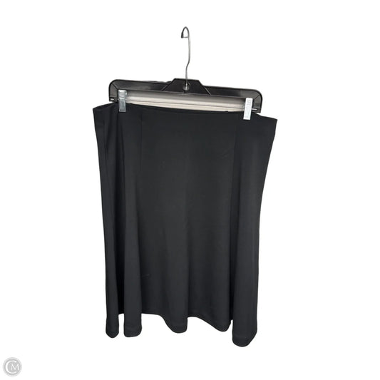 Skirt Midi By Alfani In Black, Size: L