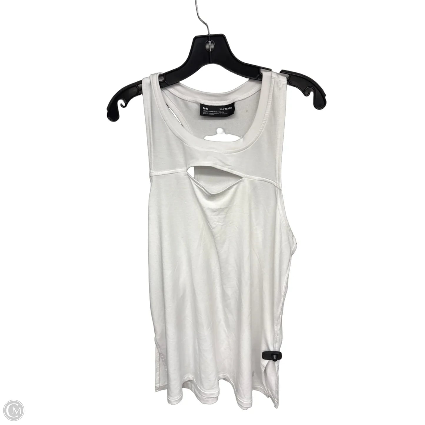 Athletic Tank Top By Under Armour In White, Size: Xl