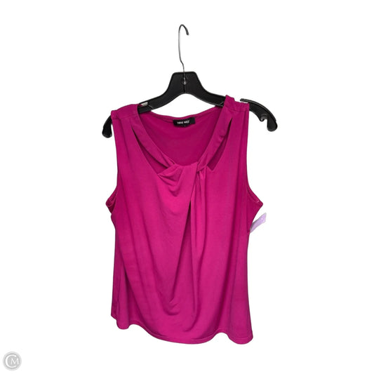 Top Sleeveless By Nine West In Purple, Size: Xl