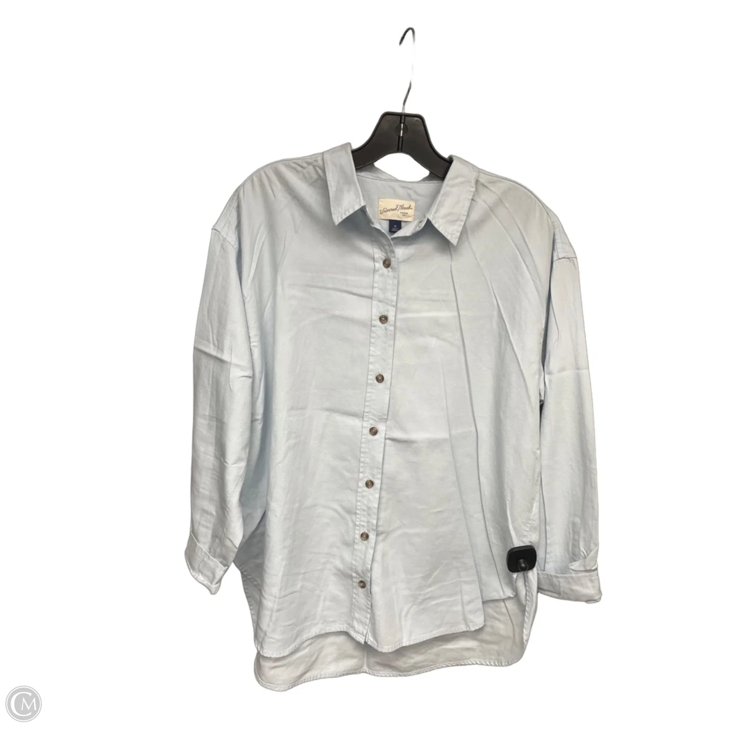 Top Long Sleeve By Universal Thread In Blue, Size: M
