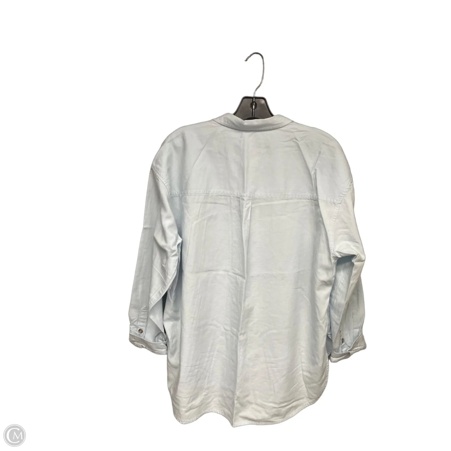 Top Long Sleeve By Universal Thread In Blue, Size: M