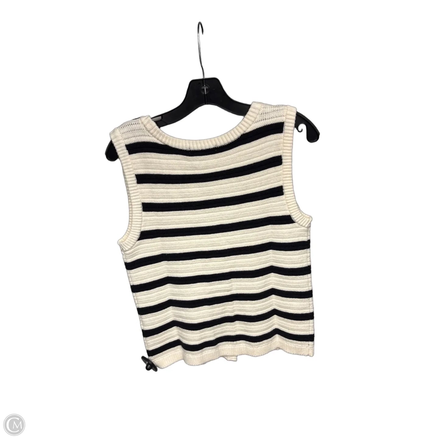 Top Sleeveless By Sanctuary In Black & Cream, Size: S
