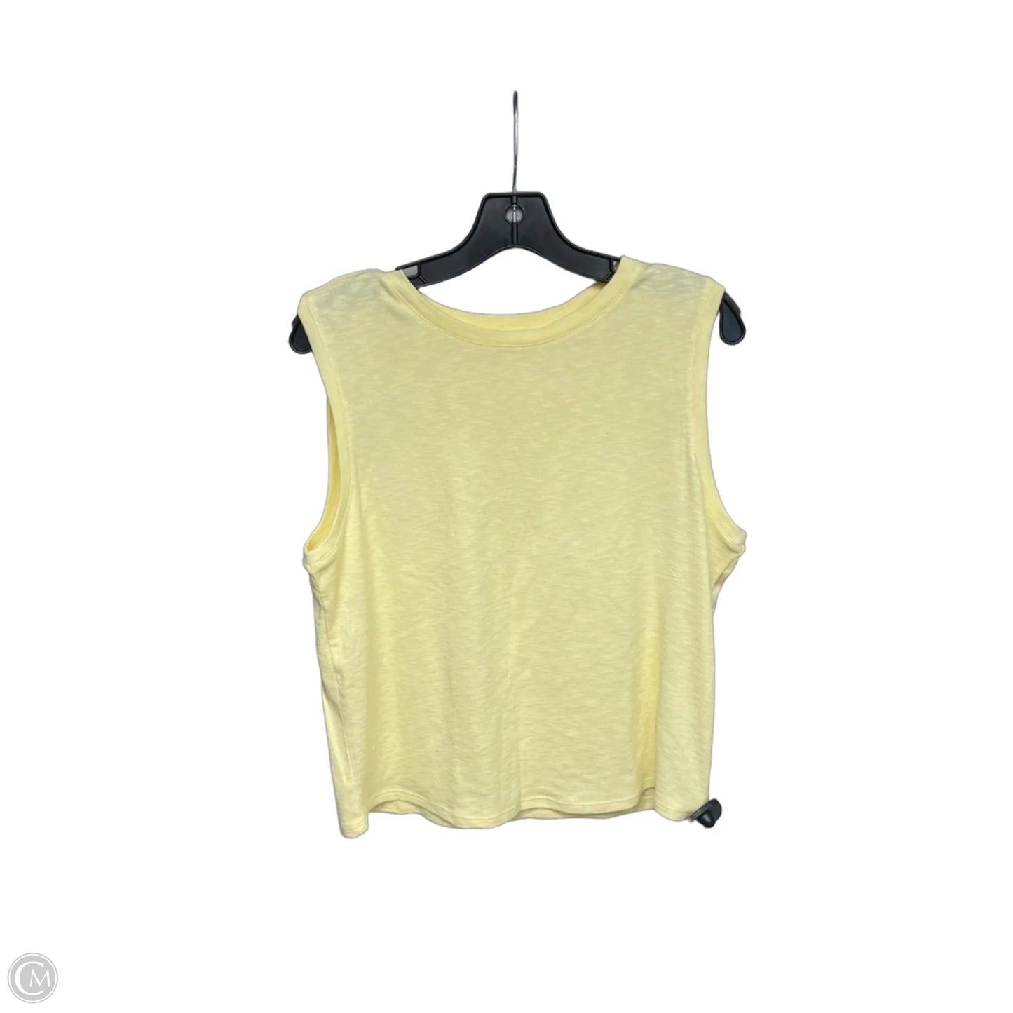 Top Sleeveless By Marled In Yellow, Size: L
