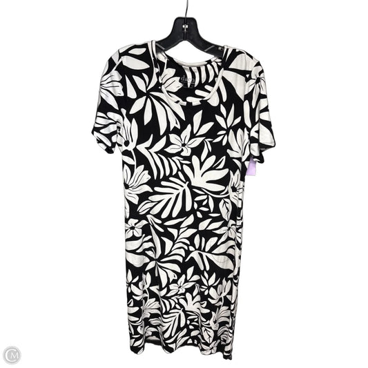 Dress Casual Maxi By D&co. In Black & White, Size: S