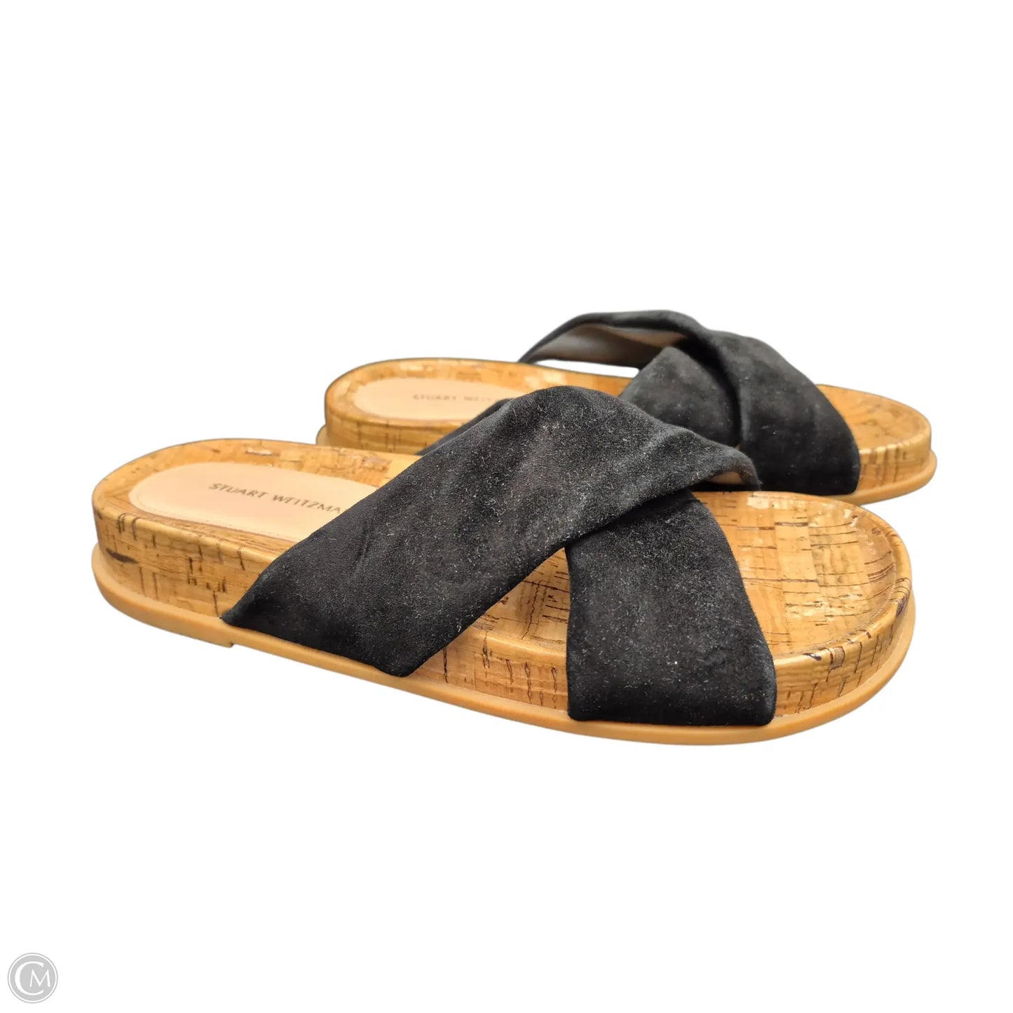 Sandals Designer By Stuart Weitzman In Black, Size: 7