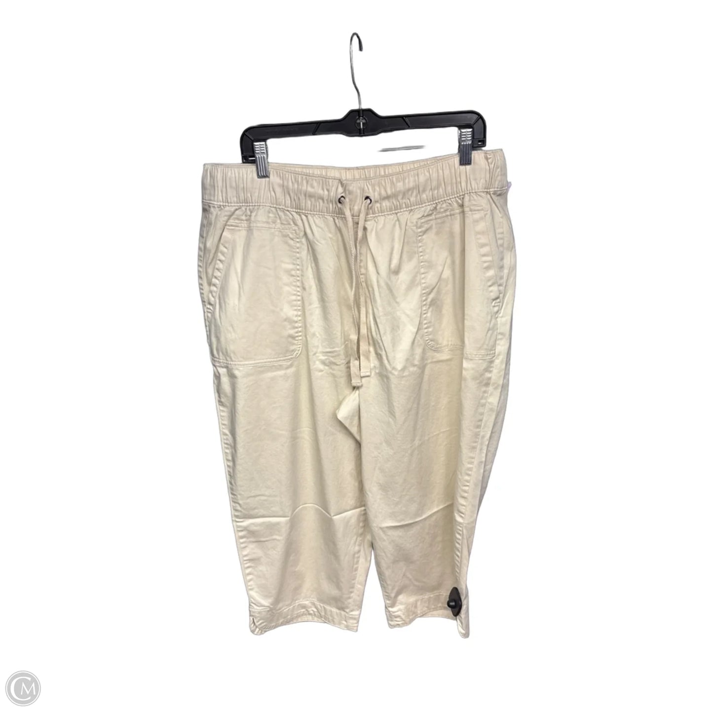 Pants Cropped By Lane Bryant In Cream, Size: 16