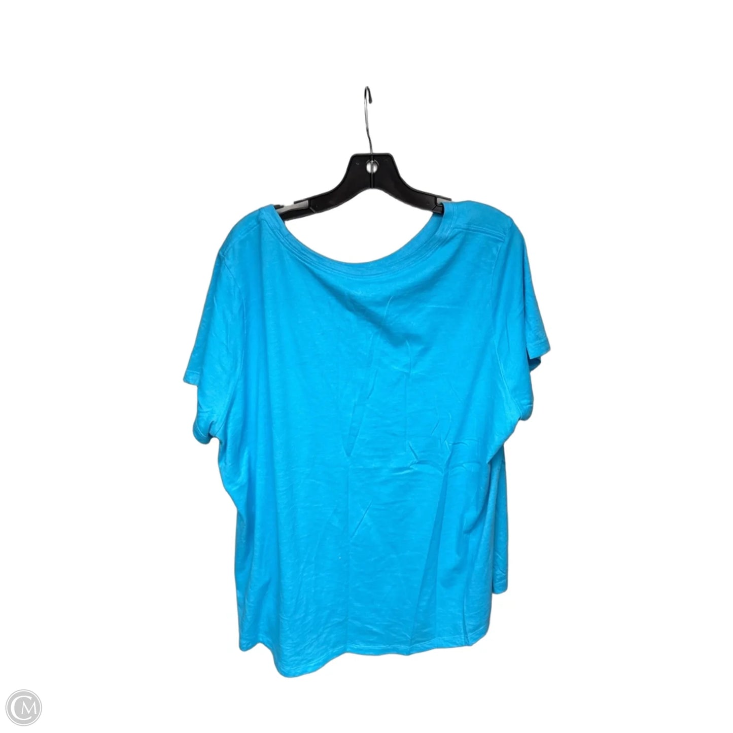 Athletic Top Short Sleeve By Nike Apparel In Blue, Size: 2x