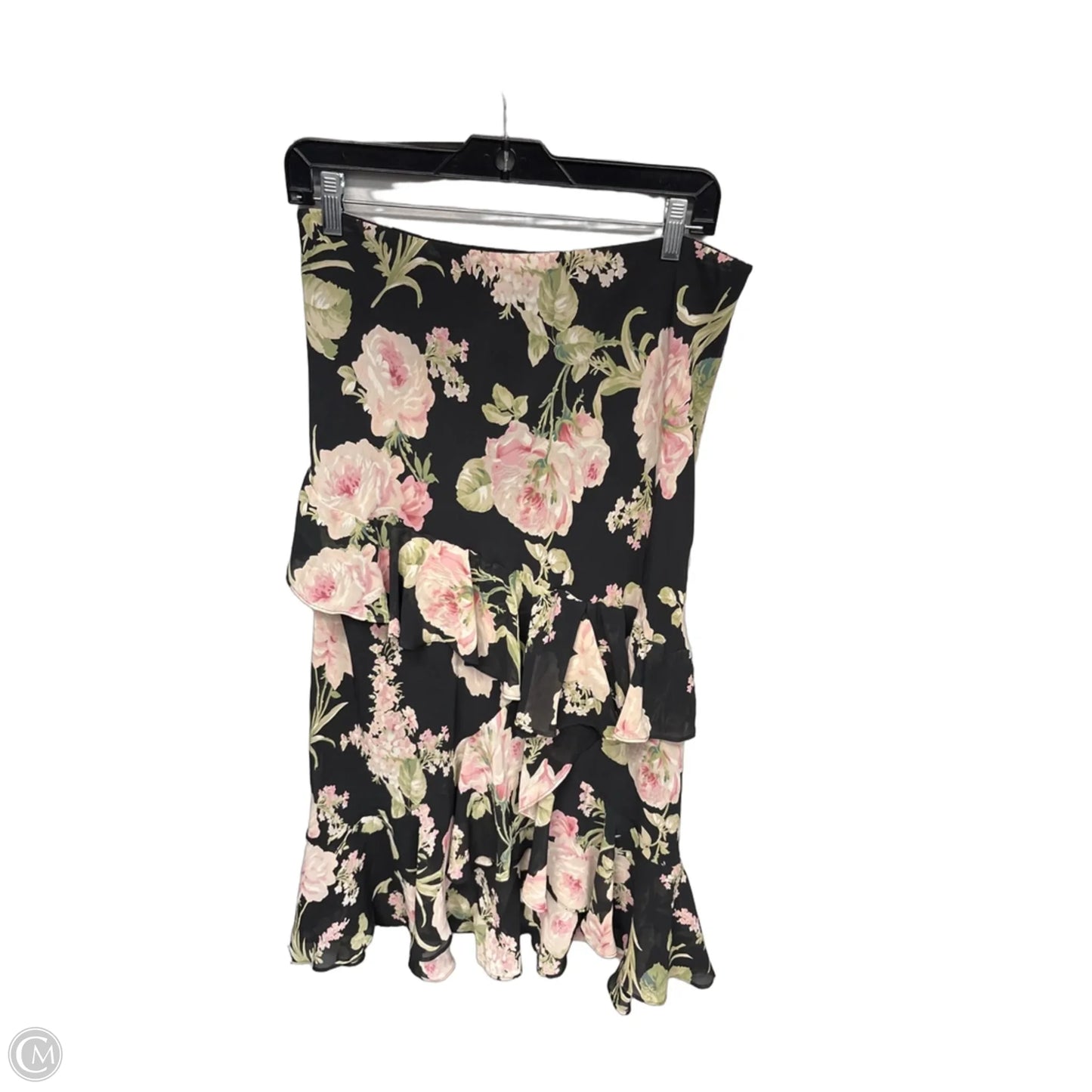 Skirt Maxi By Chaps In Floral Print, Size: M