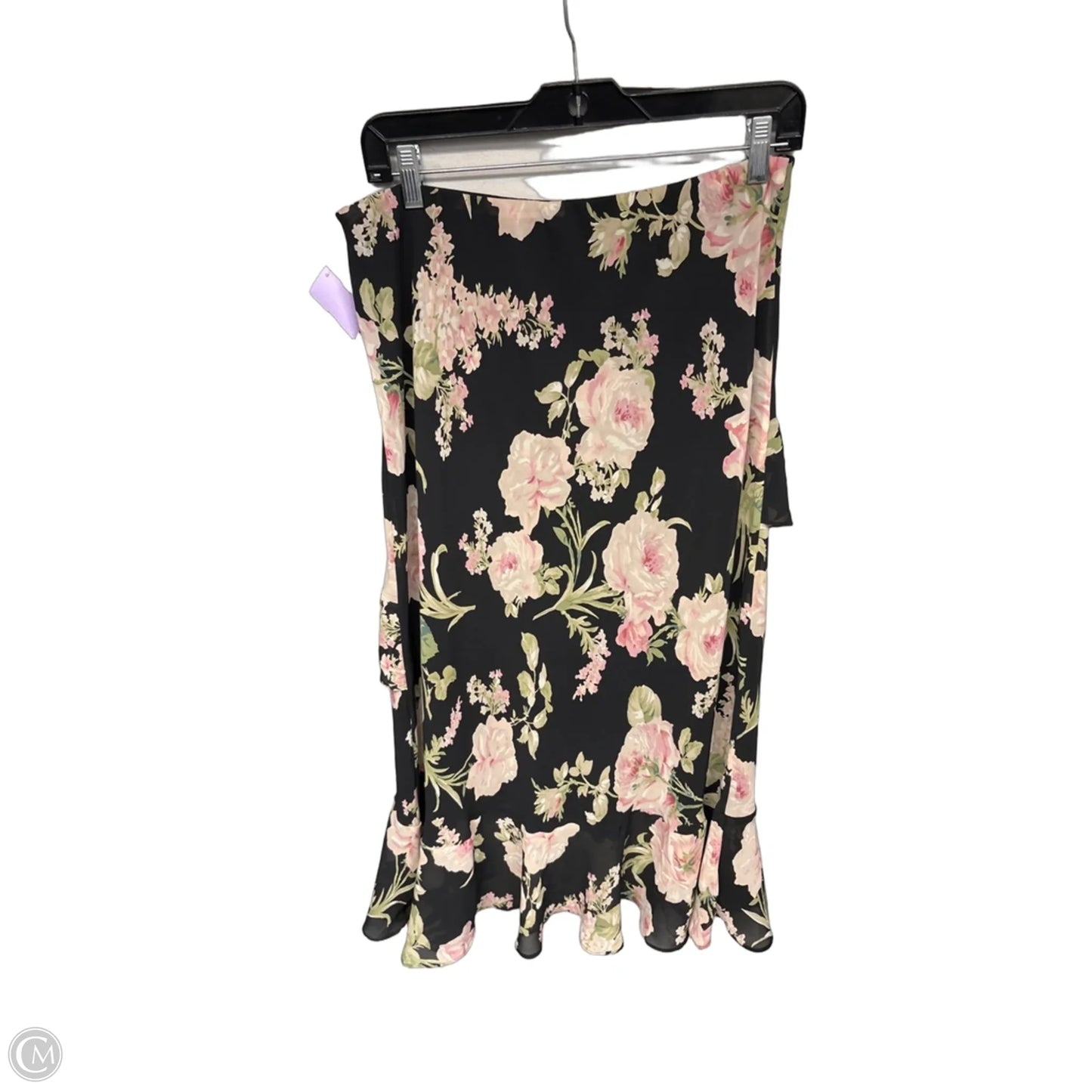 Skirt Maxi By Chaps In Floral Print, Size: M