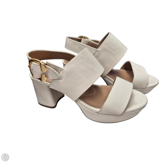 Shoes Heels Block By Aerosoles In Cream, Size: 8