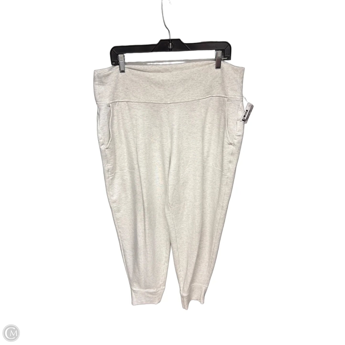 Athletic Pants By Athleta In Cream, Size: Xl