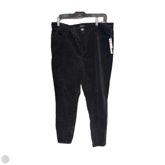 Pants Corduroy By Talbots In Black, Size: 12