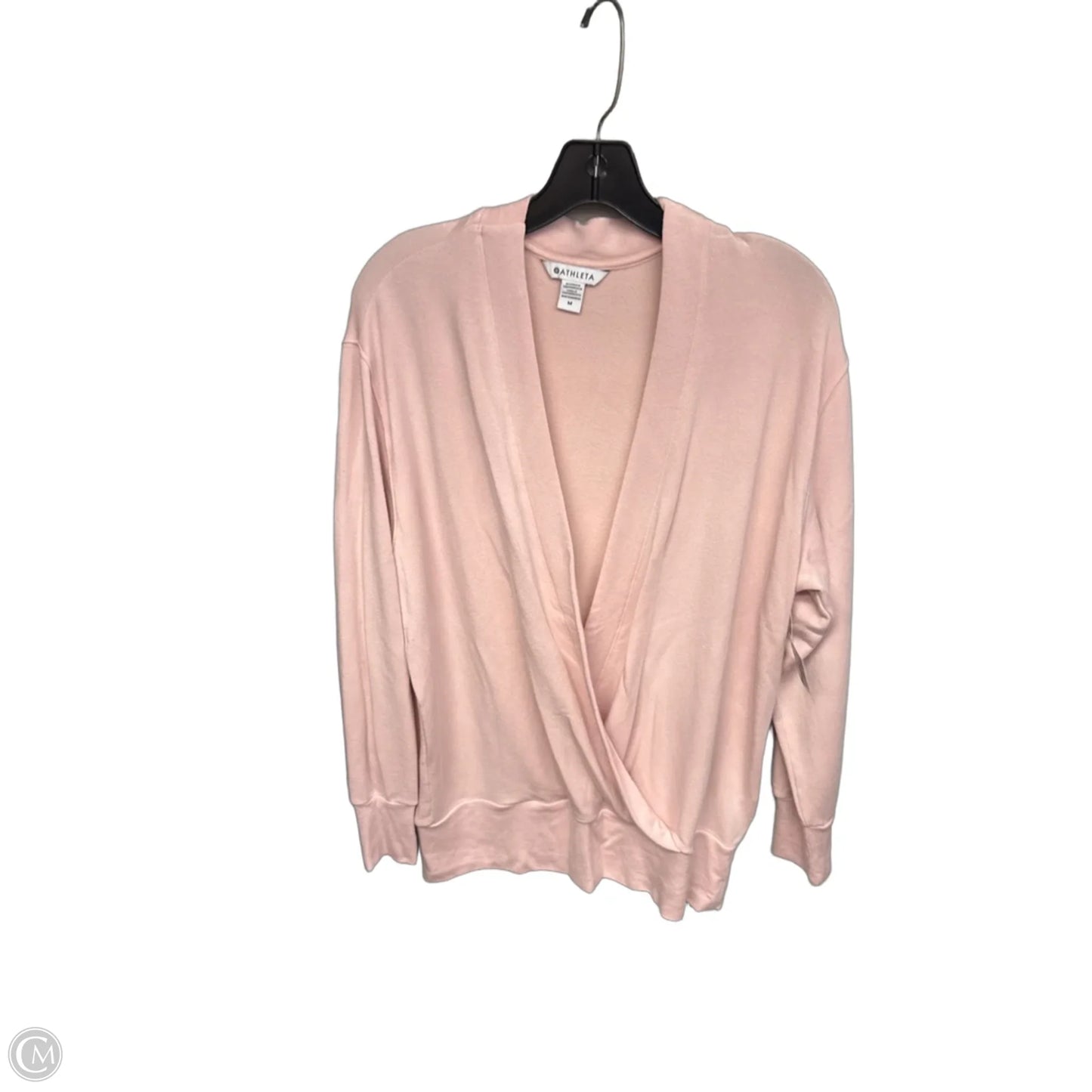 Sweatshirt Collar By Athleta In Pink, Size: M