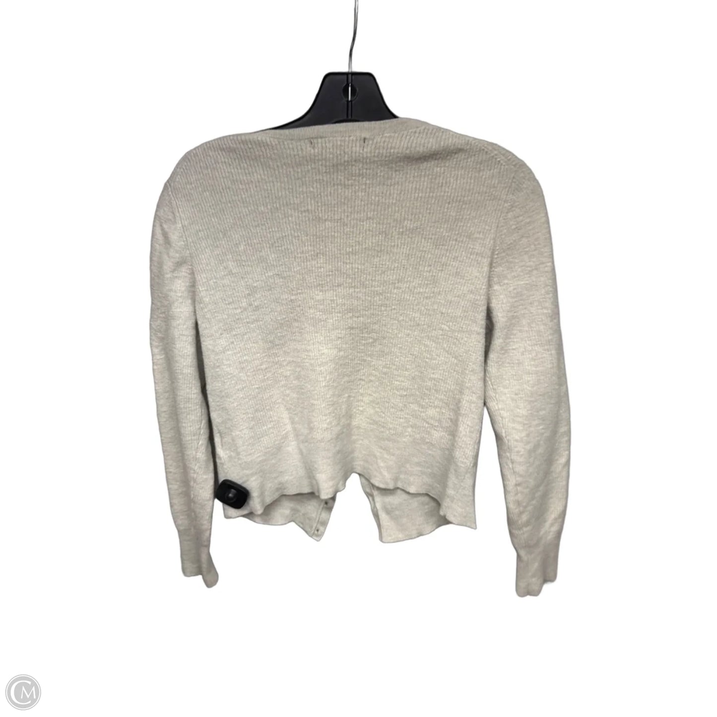 Sweater Cardigan By Banana Republic In Grey, Size: Xl