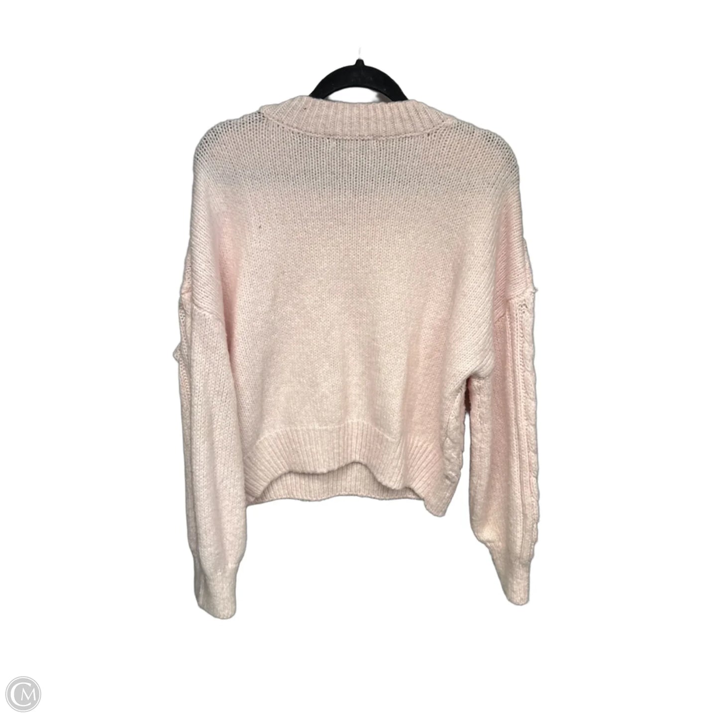 Sweater By And Now This In Pink & White, Size: L