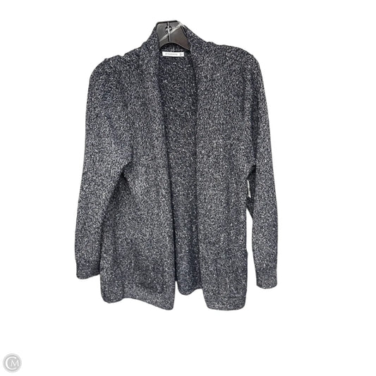 Sweater Cardigan By Staccato In Blue, Size: L