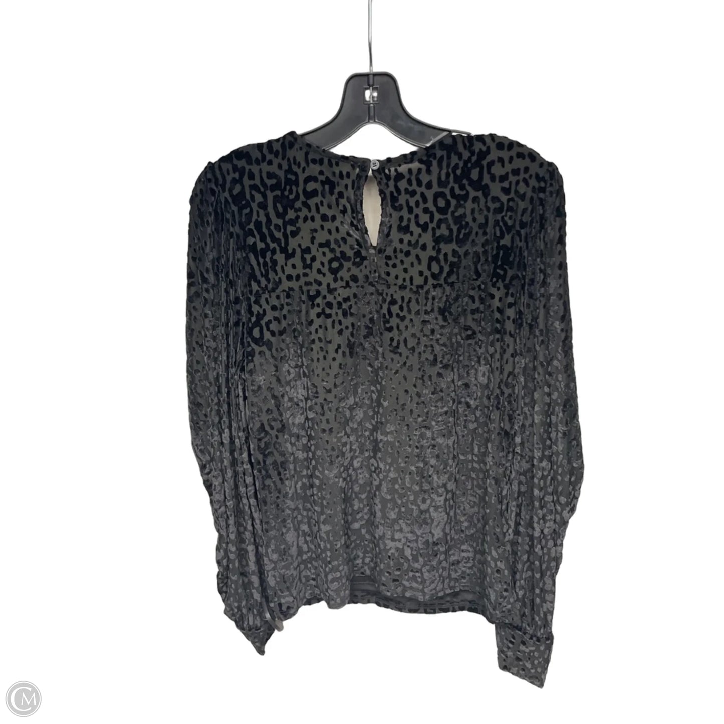 Top Long Sleeve By Clothes Mentor In Black, Size: M