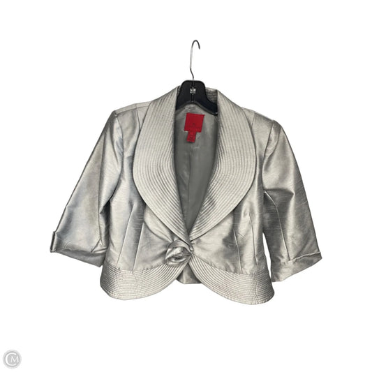 Blazer By Js Collections In Silver, Size: 8