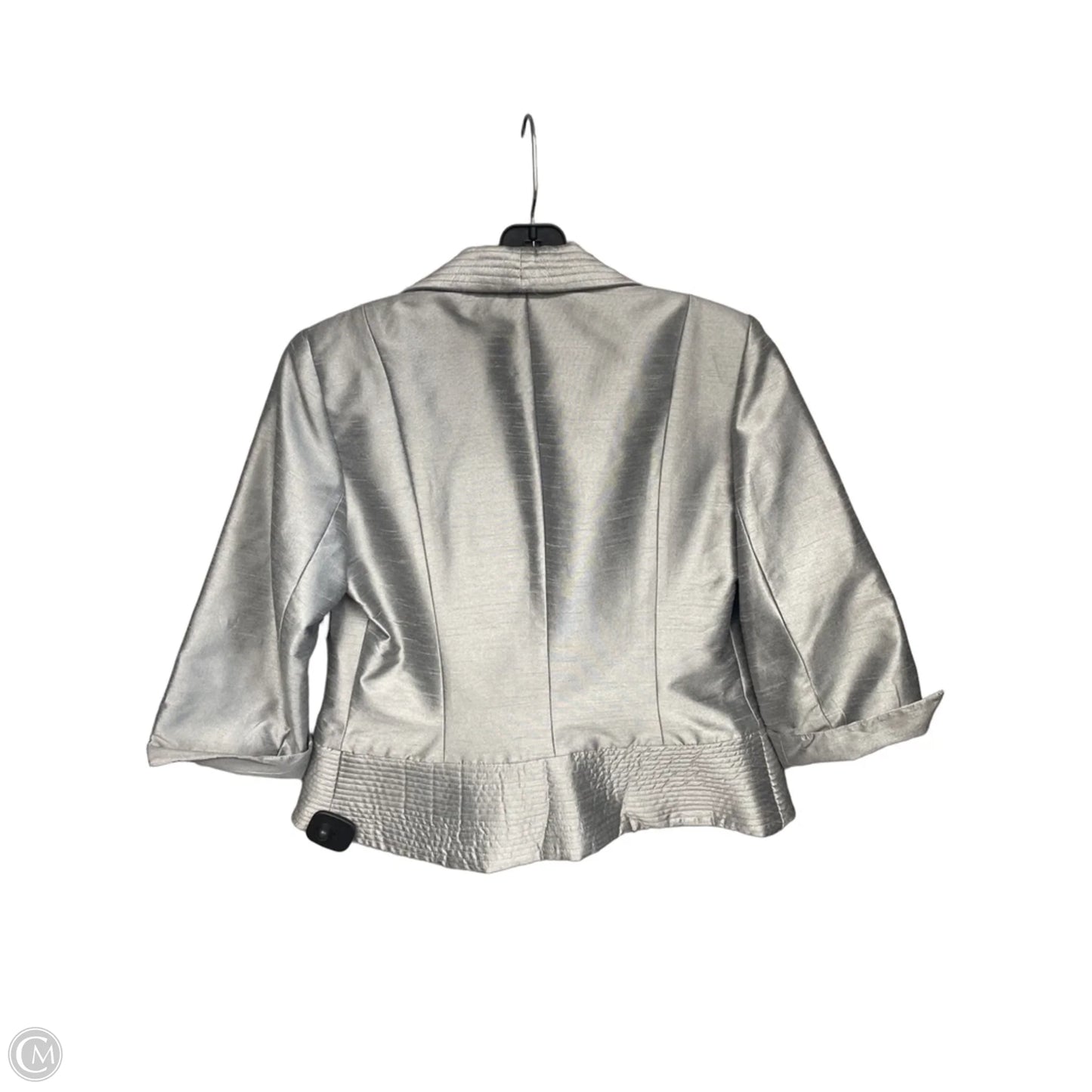 Blazer By Js Collections In Silver, Size: 8