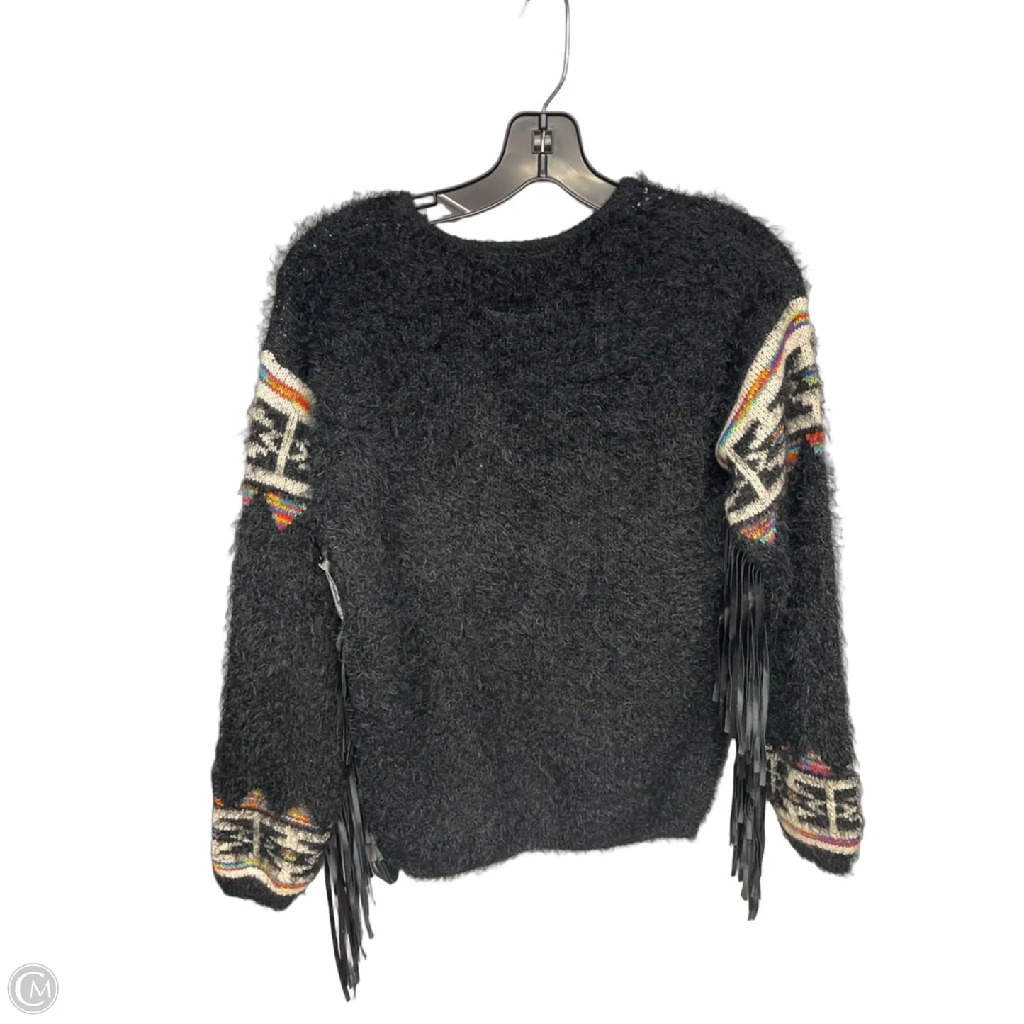 Sweater By Clothes Mentor In Black & White, Size: M